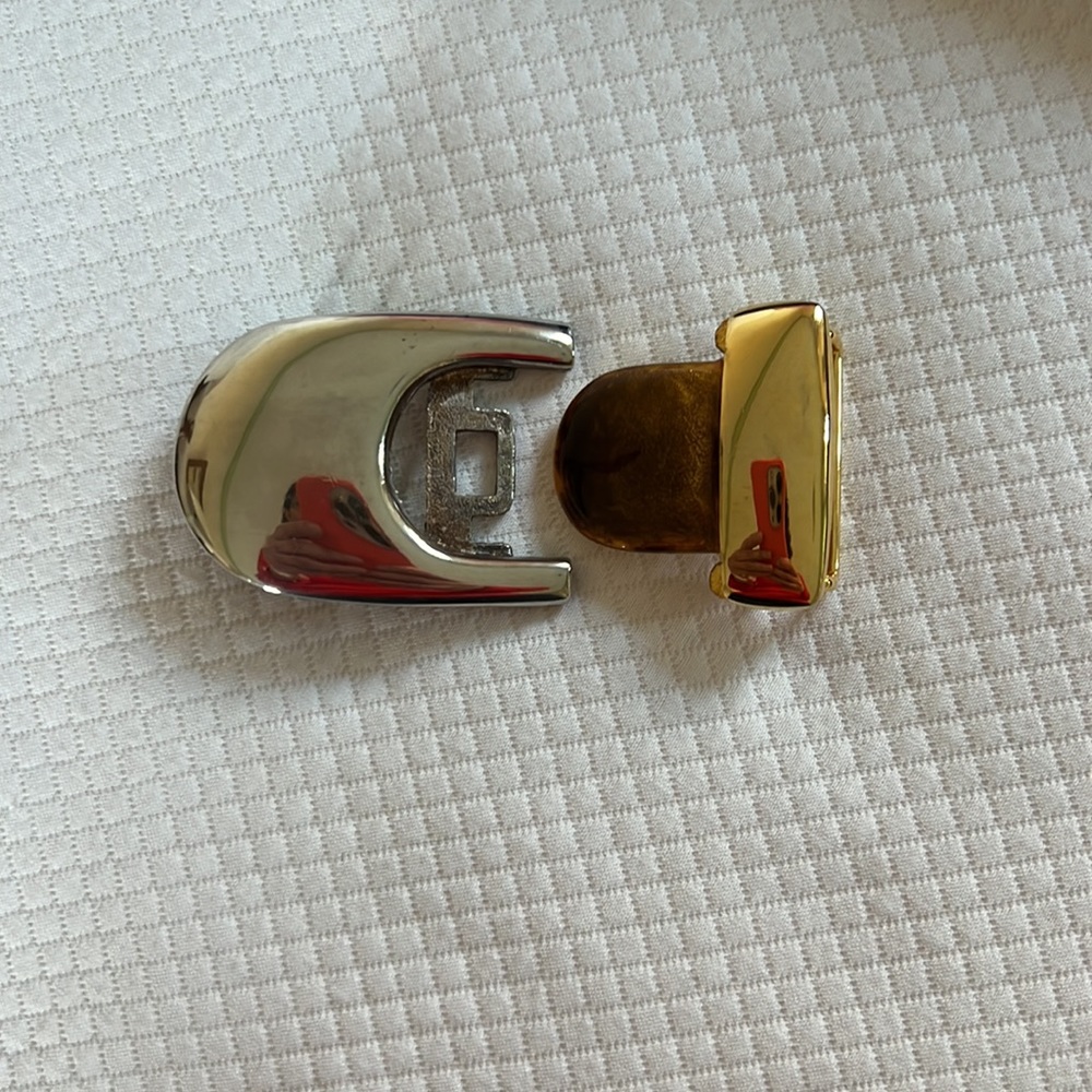 Abstract Tortoise/ Two-Tone Interchangeable Buckl… - image 7